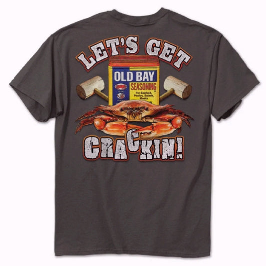 Old Bay Let’s Get Crackin’ Crab Short Sleeve T-Shirt