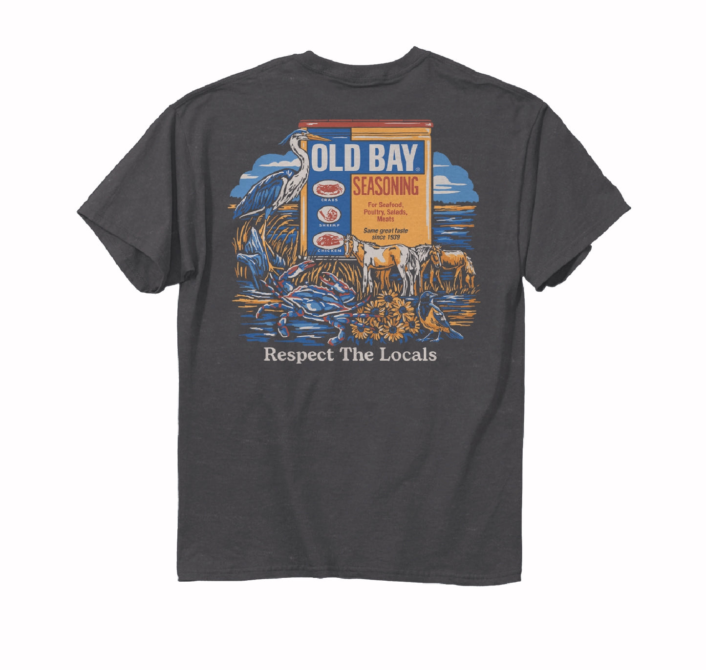Old Bay Respect the Locals Wildlife Short Sleeve T-Shirt