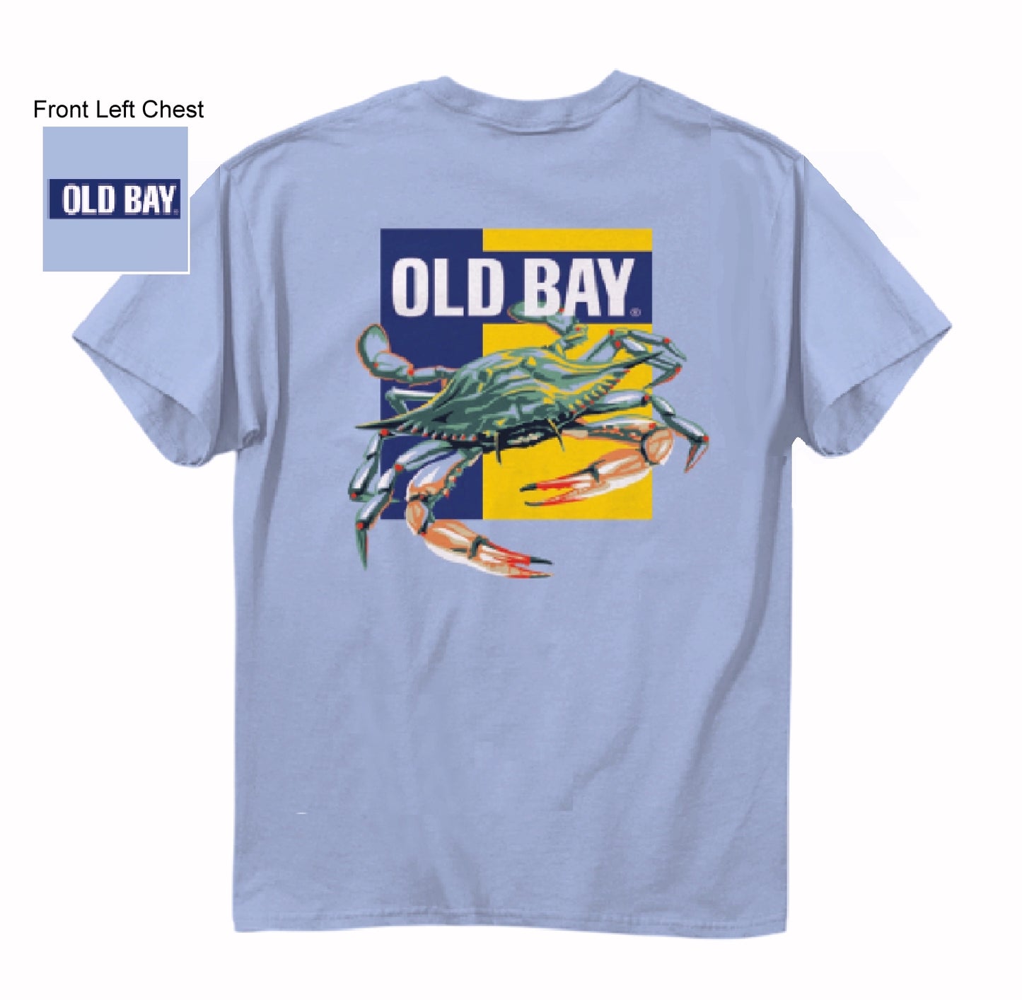 Old Bay Logo Crab Short Sleeve T-Shirt