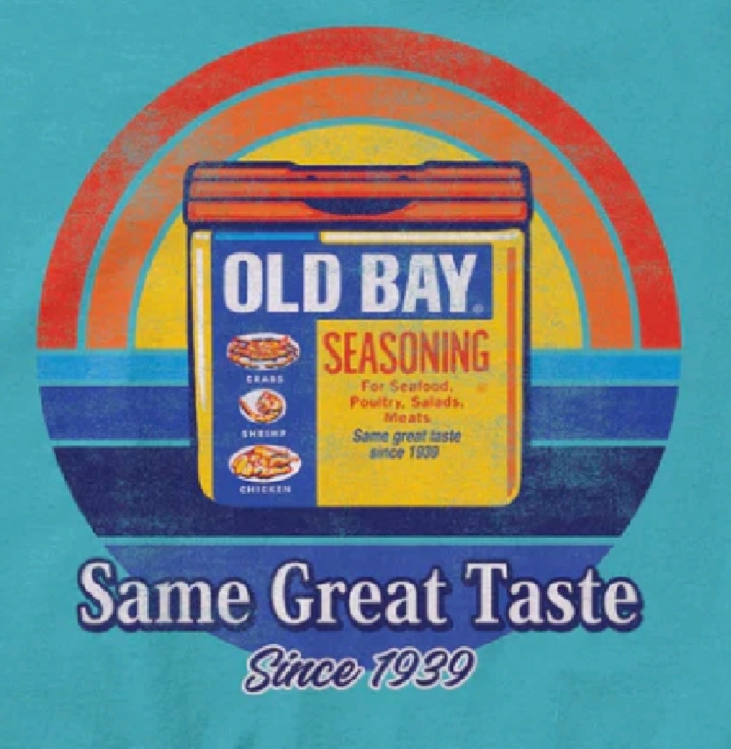 Old Bay Sunrise Since 1939 Short Sleeve T-Shirt