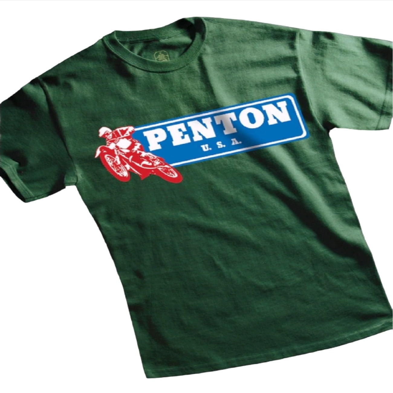 Penton Logo Green Short Sleeve T-Shirt