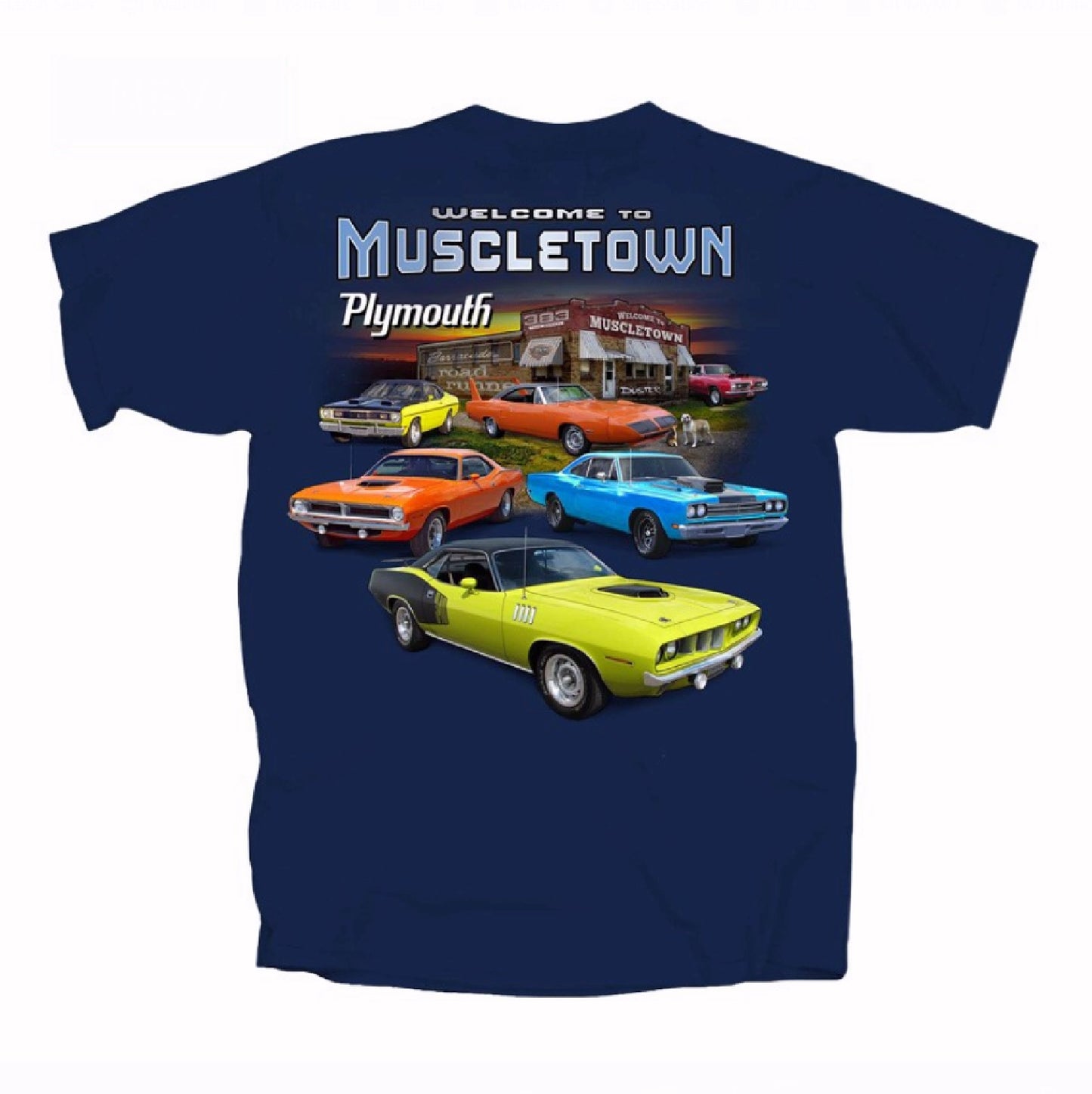 Plymouth Welcome to Muscletown Short Sleeve T-Shirt