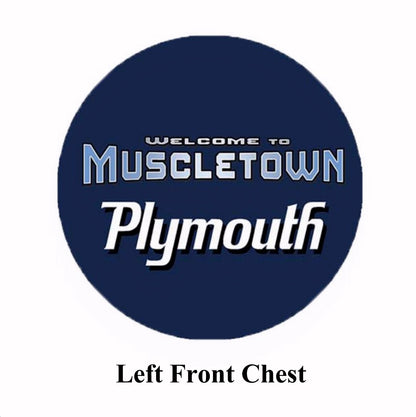 Plymouth Welcome to Muscletown Short Sleeve T-Shirt