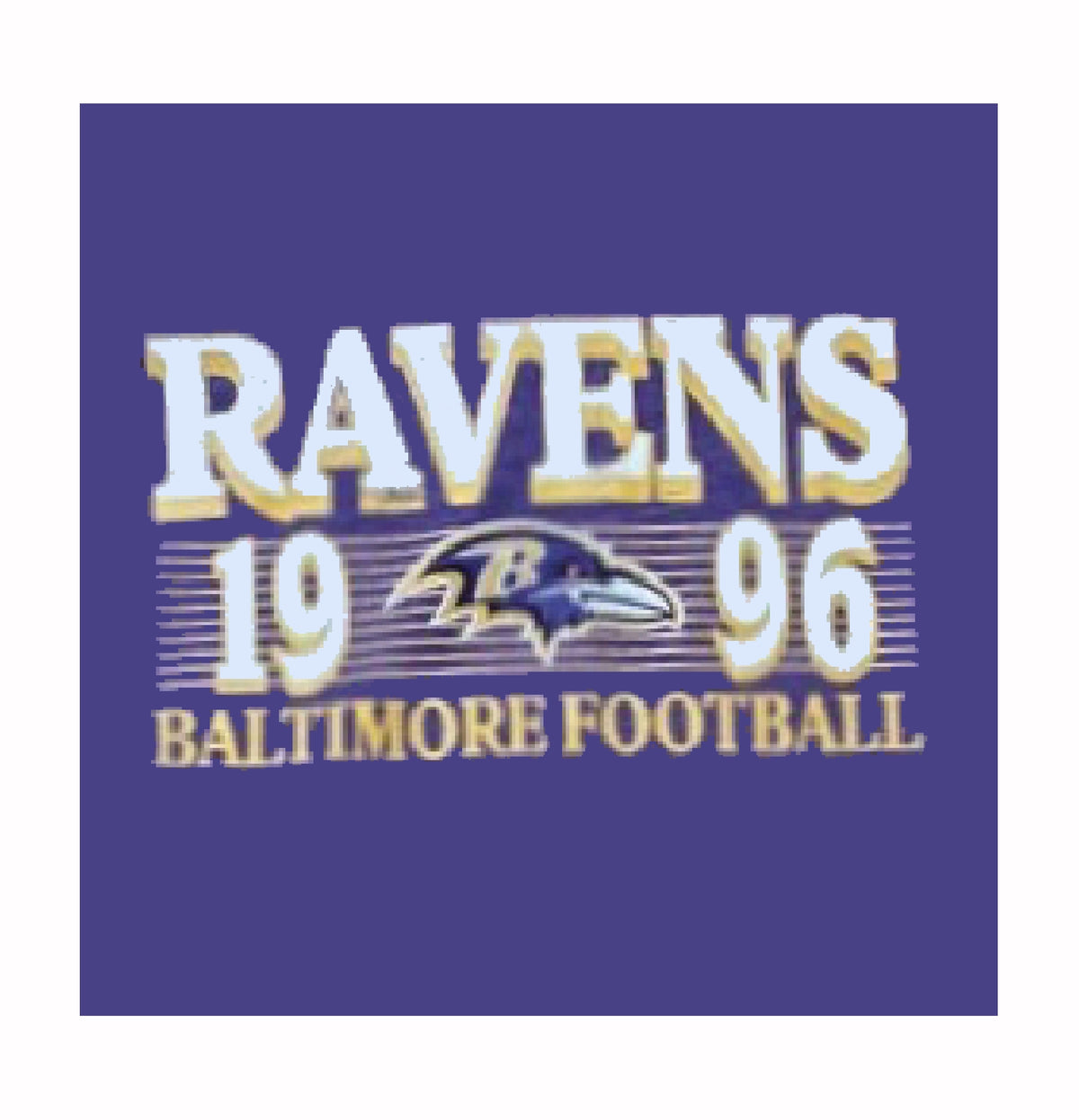 Ravens 1996 Baltimore Footbal Women's NFL Licensed Short Sleeve T-Shirt