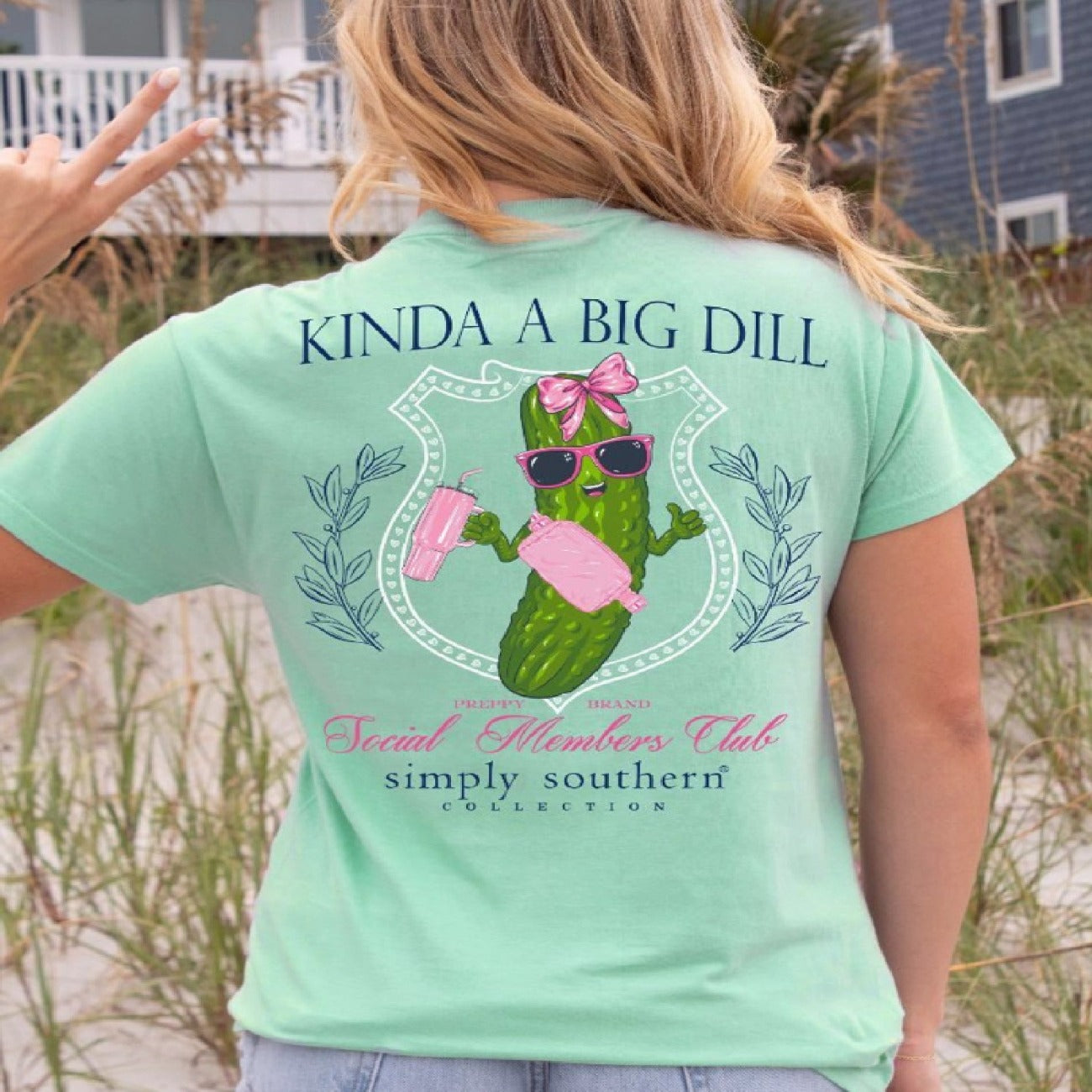 Simply Southern Kinda A Big Dill Short Sleeve T-Shirt