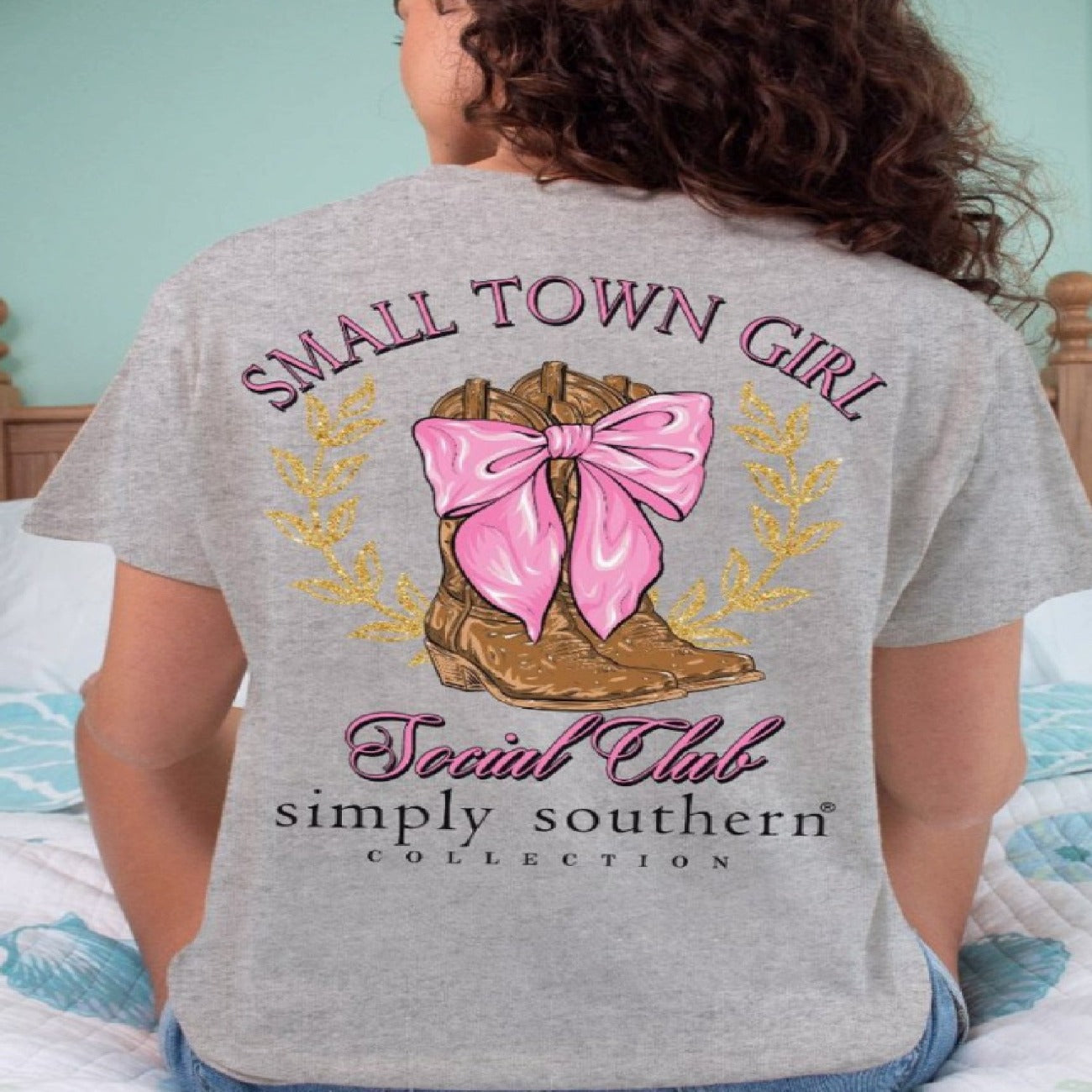 Simply Southern Small Town Girl Social Club Short Sleeve T-Shirt