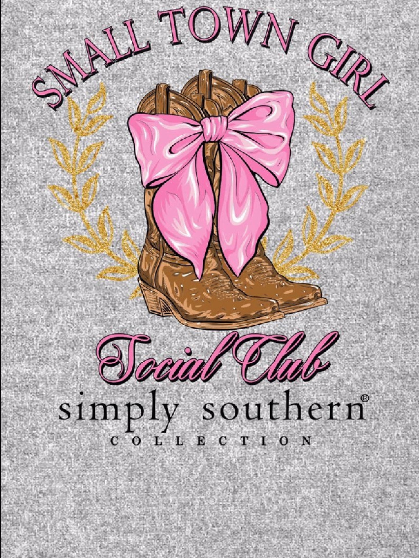 Simply Southern Small Town Girl Social Club Short Sleeve T-Shirt