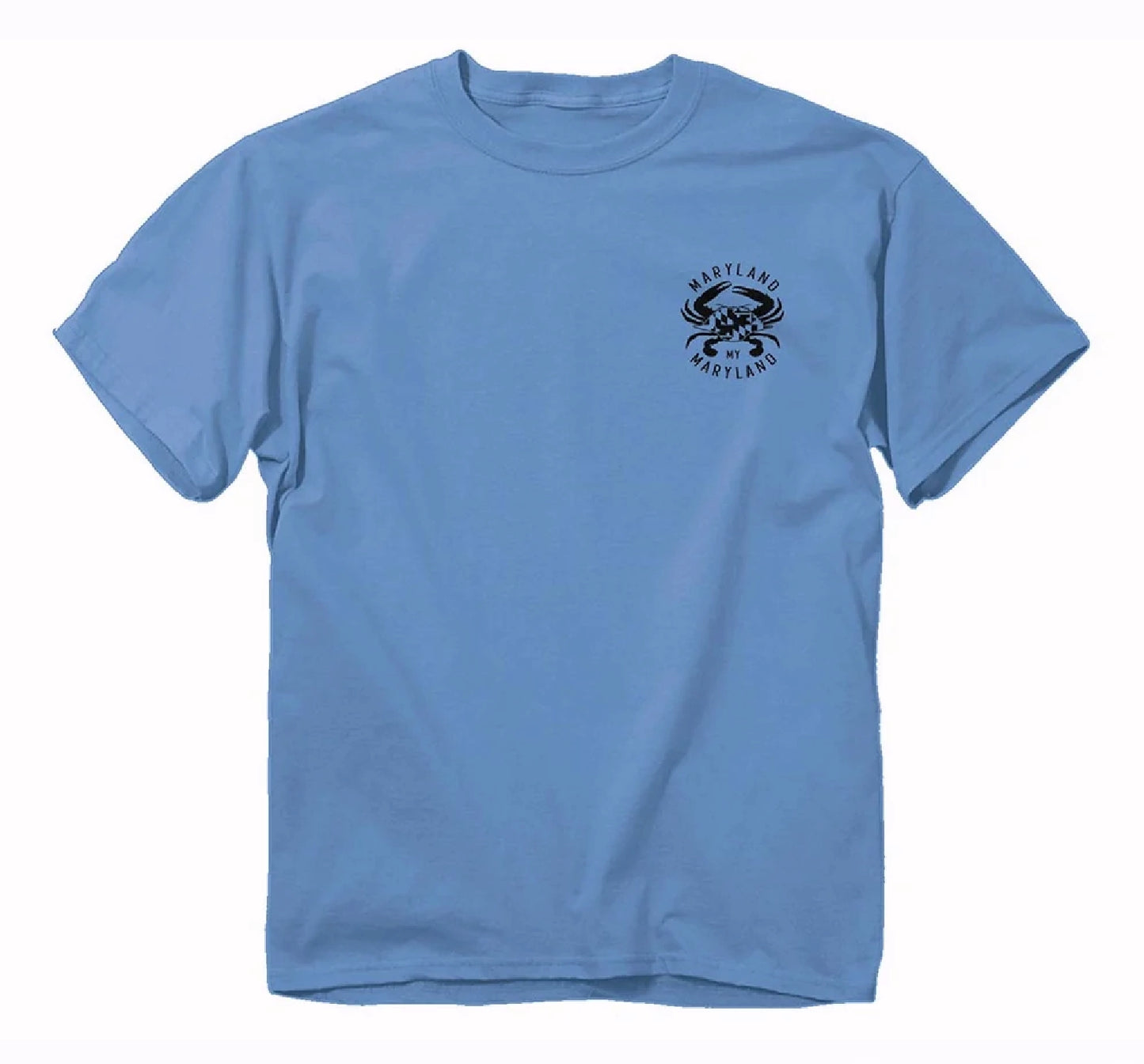 Maryland State Places and Icons Short Sleeve T-Shirt