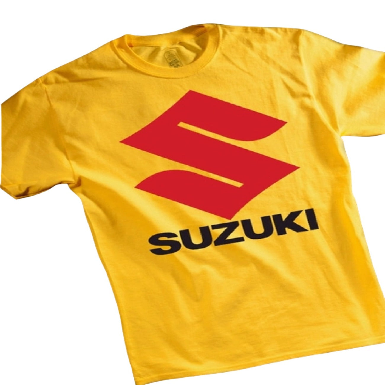 Suzuki Logo Yellow Short Sleeve T-Shirt