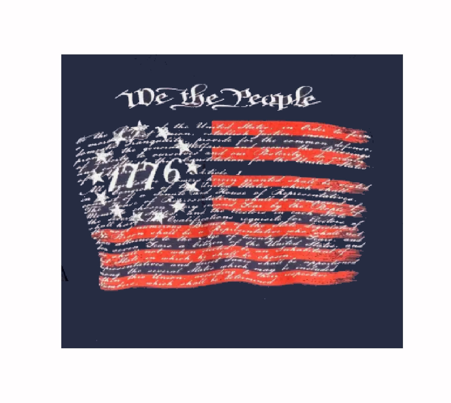 We the People 1776 US Flag Patriotic Short Sleeve T-Shirt