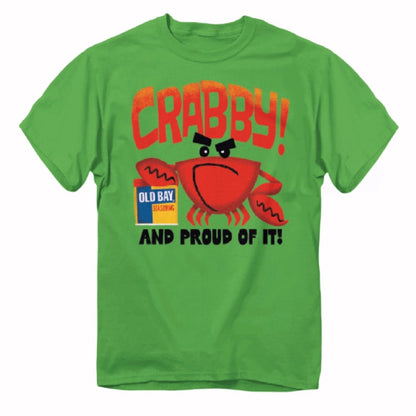 Old Bay Crabby and Proud Of It! Toddler Short Sleeve T-Shirt