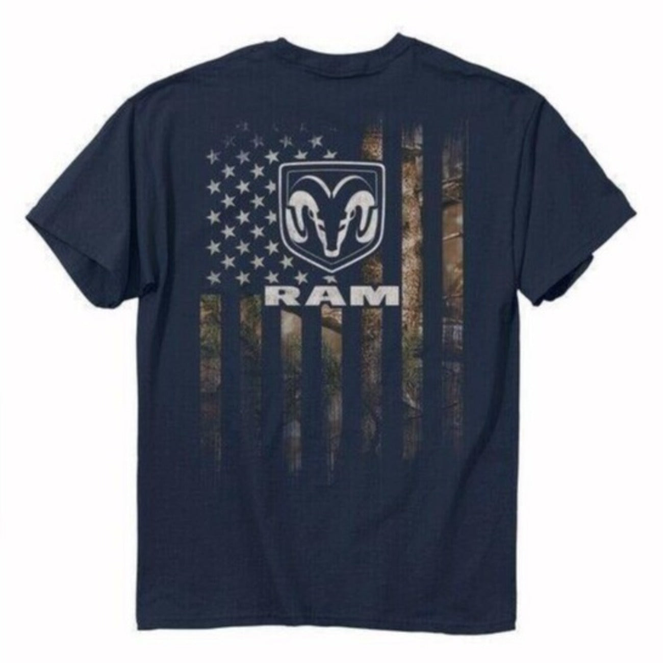 RAM U.S. Flag Camo Short Sleeve T-Shirt