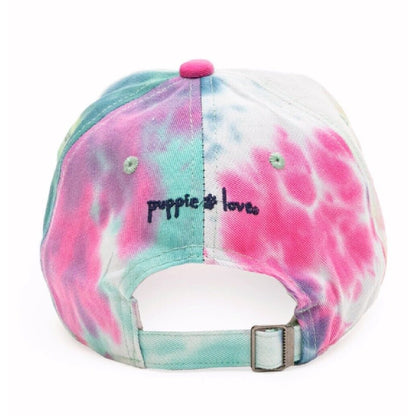 Puppie Love Dog Cotton Candy Tie Dye Cap Hat