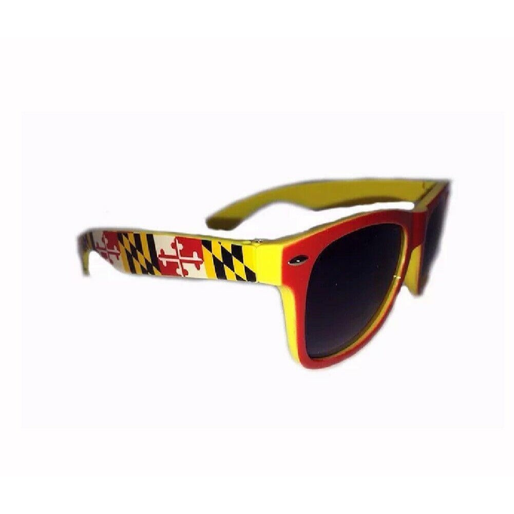 Maryland Flag Yellow/Red Sunglasses