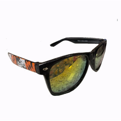 Maryland Flag Orange Mirrored Baseball Sunglasses