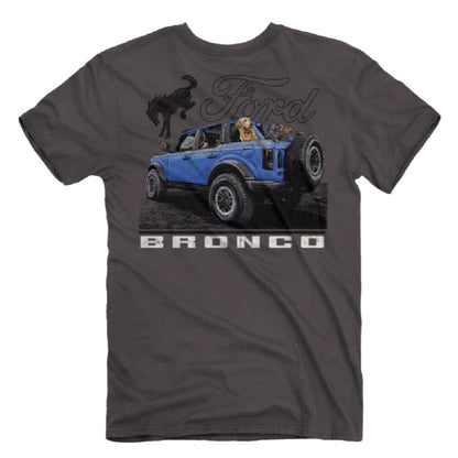 Ford Bronco And Dogs Short Sleeve T-Shirt