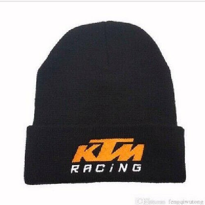 KTM Black Embroidered Beanie Cap Hat