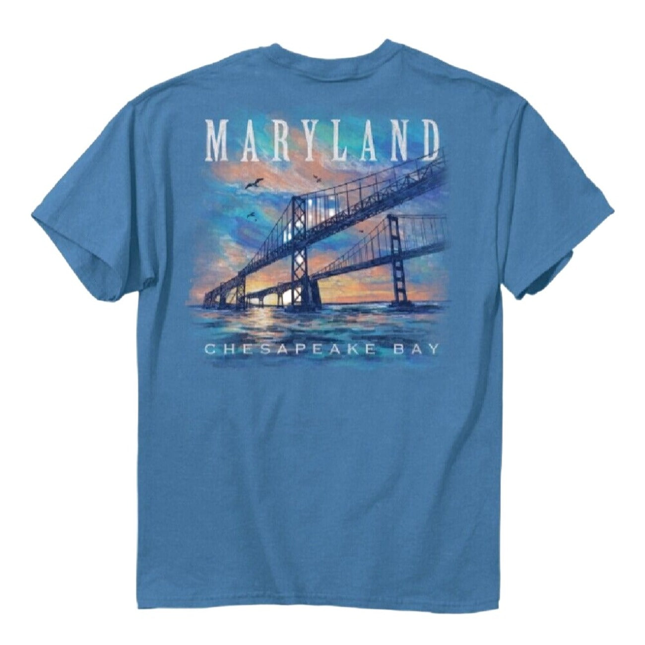 Maryland Chesapeake Bay Bridge Short Sleeve T-Shirt