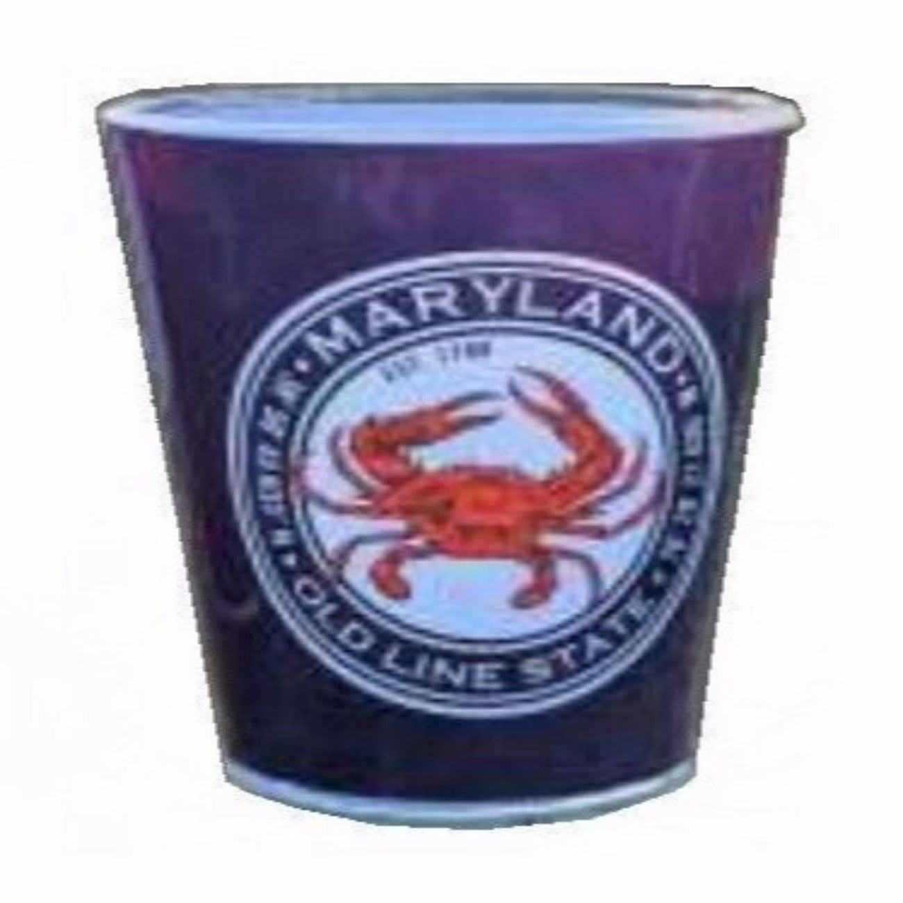 Maryland Crab Old Line State Shot Glass