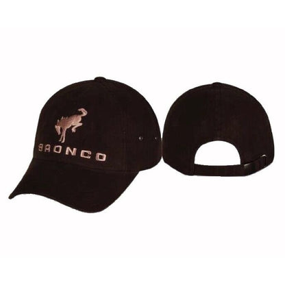 Ford Bronco Logo Dark Brown Cap Hat