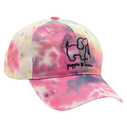 Puppie Love Dog Cotton Candy Tie Dye Cap Hat