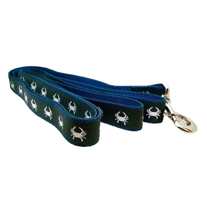 Blue / Grey Crab Reflective 6 Foot Heavy Duty Dog Leash