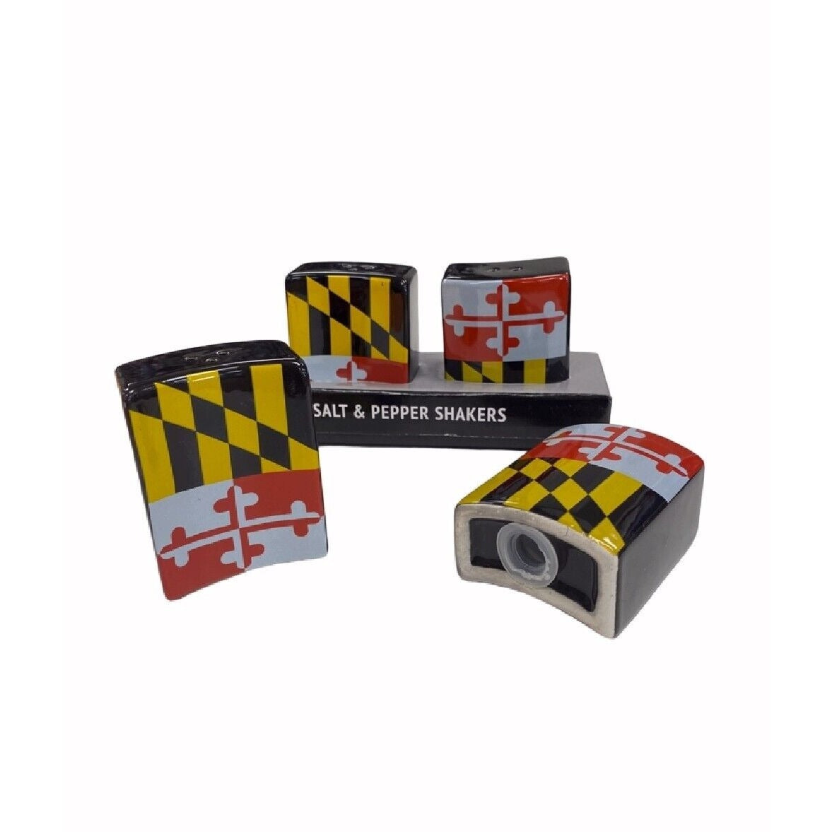 Maryland Flag Salt And Pepper Shakers Set