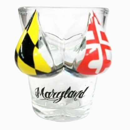 Maryland Bikini Top Shot Glass