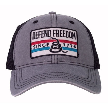 Defend Freedom Since 1776 Embroidered Mesh Cap Hat