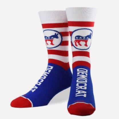 Democrat Donkey Athletic Crew Socks