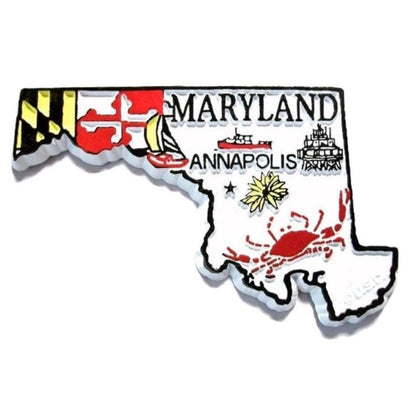 Maryland State Symbols Refrigerator Office Magnet