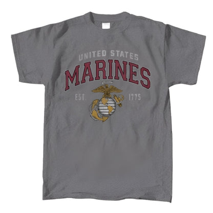 U.S. Marines USMC Vintage Logo Short Sleeve T-Shirt