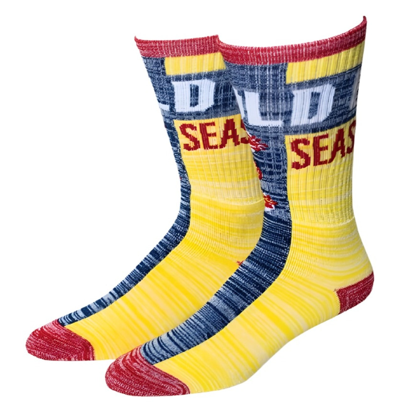 Old Bay Faded Can Logo Crew Socks